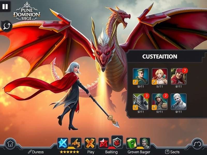 Pune Dominion Dragon Siege character customization interface